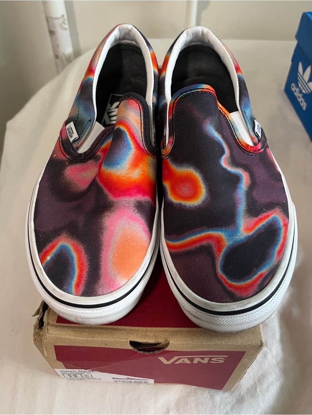 Vans Slip-On "Dark Aura" Skate Shoes size 6 M 7.5 W